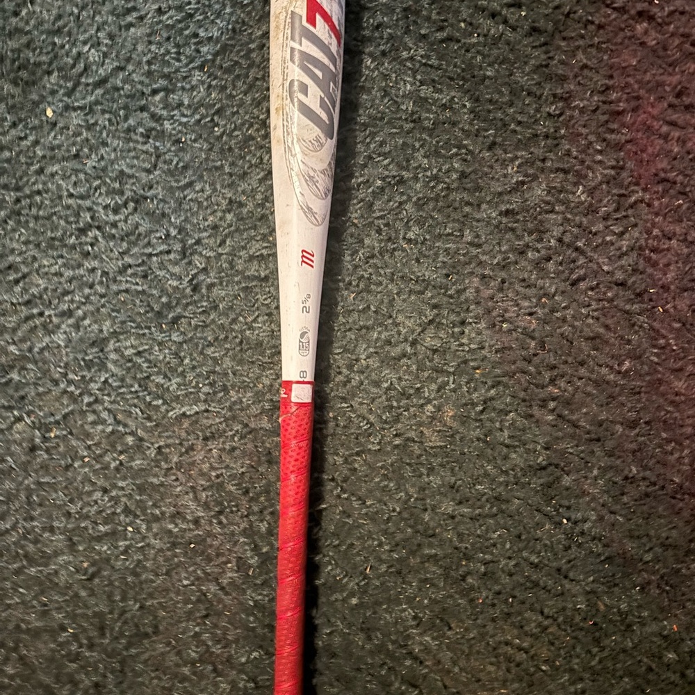 Red and Gray Kids Baseball Bat